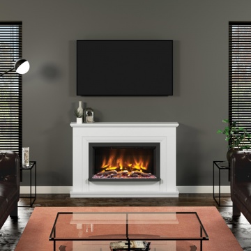 Elgin & Hall Pryzm Lavina Electric Fireplace Suite